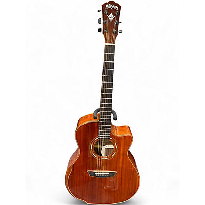 Used Washburn WCG55CE KOA Acoustic Guitar