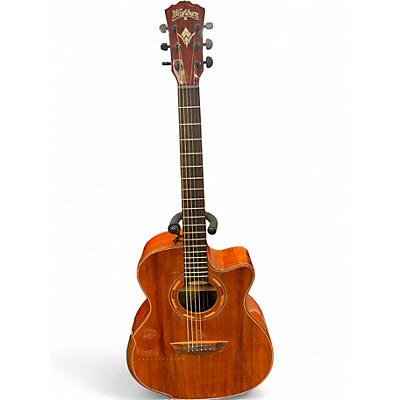 Used Washburn WCG55CE Mahogany Acoustic Electric Guitar