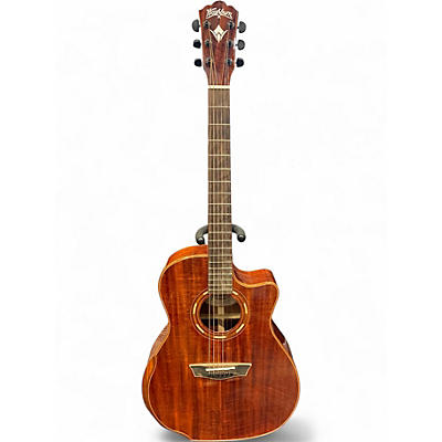 Used Washburn WCG55CE Natural Acoustic Electric Guitar