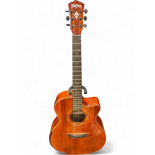 Used Washburn WCG55CE SATIN Acoustic Electric Guitar SATIN