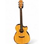Used Washburn WCG70SCE natural Acoustic Electric Guitar natural