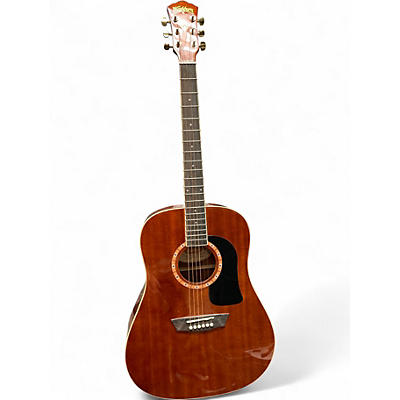 Used Washburn WD100DL Mahogany Acoustic Guitar