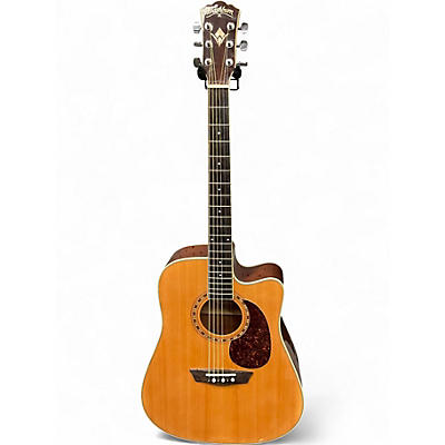 Used Washburn WD10CE Natural Acoustic Guitar