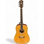 Used Washburn WD10S Natural Acoustic Guitar Natural