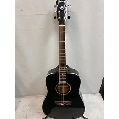 Washburn Used Washburn WD10SB Black Acoustic Guitar