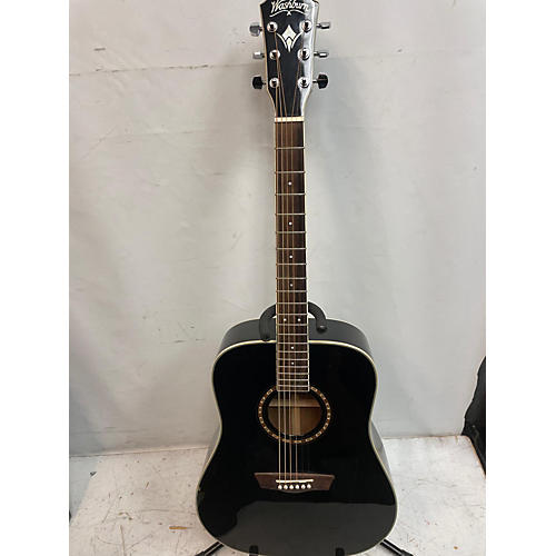 Washburn Used Washburn WD10SB Black Acoustic Guitar Black