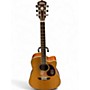 Used Washburn WD10SCE Natural Acoustic Electric Guitar Natural