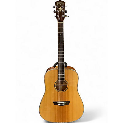 Used Washburn WD15S Natural Acoustic Guitar