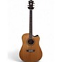 Used Washburn WD20SCE Natural Acoustic Guitar Natural