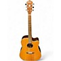 Used Washburn WD25SCE Natural Acoustic Electric Guitar Natural
