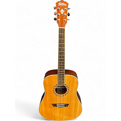 Used Washburn WD7S Natural Acoustic Guitar