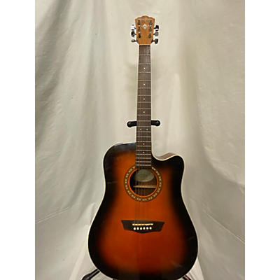 Washburn Used Washburn WD7SC ATB Acoustic Electric Guitar