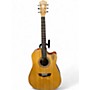 Used Washburn WD7SCE Natural Acoustic Electric Guitar Natural