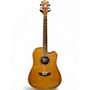 Used Washburn WD7SCE Natural Acoustic Electric Guitar Natural