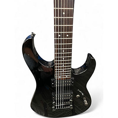 Used Washburn WG 587 Black Solid Body Electric Guitar