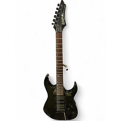 Used Washburn WG208 Black Solid Body Electric Guitar