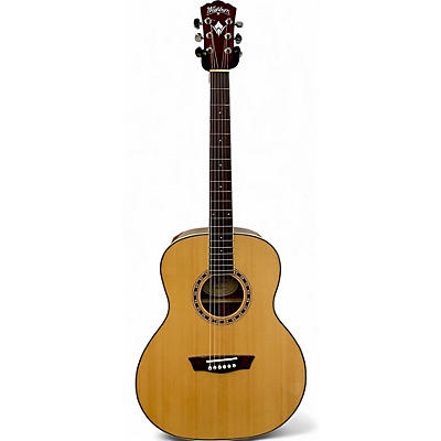 Used Washburn WG7S Natural Acoustic Guitar