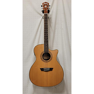 Washburn Used Washburn WG7SCE-A Natural Acoustic Electric Guitar