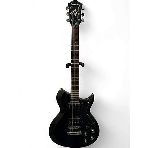 Used Washburn WI-64 Black Solid Body Electric Guitar Black