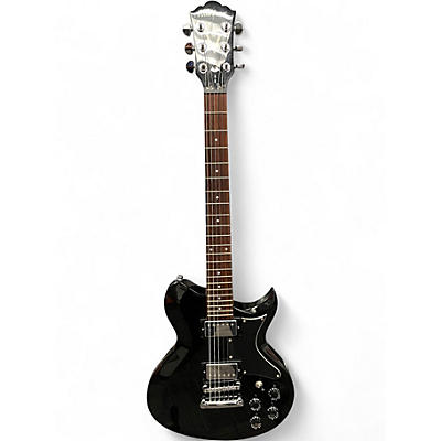 Used Washburn WI-64 Black Solid Body Electric Guitar