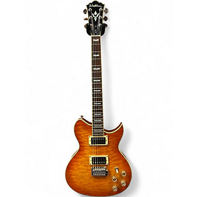 Used Washburn WI-66V AMBER BURST Solid Body Electric Guitar