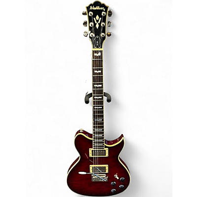 Used Washburn WI-66V Trans Red Solid Body Electric Guitar