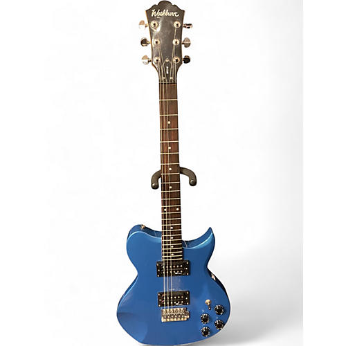 Used Washburn WI14 Blue Solid Body Electric Guitar Blue