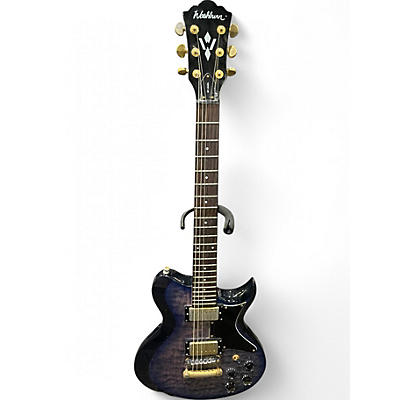 Used Washburn WI64DL Blue Burst Solid Body Electric Guitar