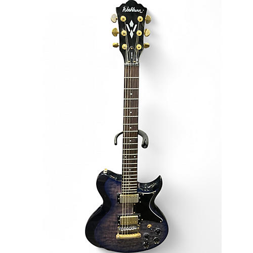 Used Washburn WI64DL Blue Burst Solid Body Electric Guitar Blue Burst