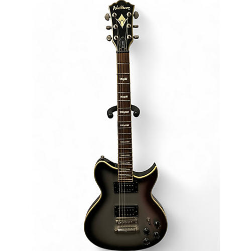 Washburn Used Washburn WI66PRO Black and Silver Solid Body Electric Guitar Black and Silver