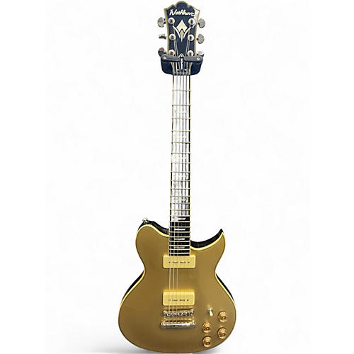 Used Washburn WI66PROG GOLD TOP Solid Body Electric Guitar GOLD TOP