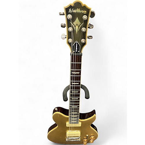 Used Washburn WI66PROG Gold Top Solid Body Electric Guitar Gold Top
