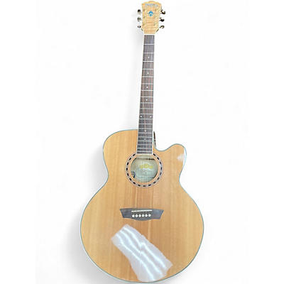 Used Washburn WJ40SCE Maple Acoustic Electric Guitar