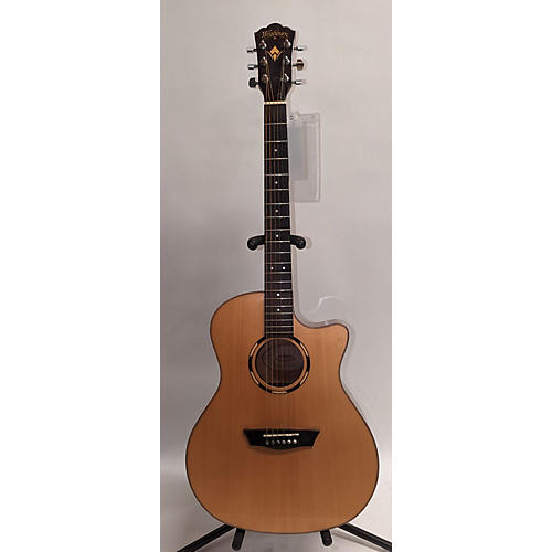 Washburn Used Washburn WL010SCE Natural Acoustic Electric Guitar Natural