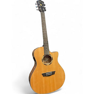 Washburn Used Washburn WL010SCE Natural Acoustic Electric Guitar