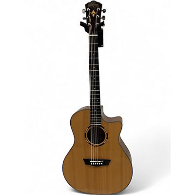 Used Washburn WL010SCE Natural Acoustic Electric Guitar