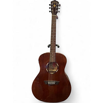 Used Washburn WL012SE-0 Mahogany Acoustic Electric Guitar