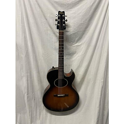 Washburn Used Washburn WOODSTOCK 2 Color Sunburst Acoustic Electric Guitar