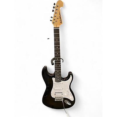 Used Washburn WS300 Black Solid Body Electric Guitar
