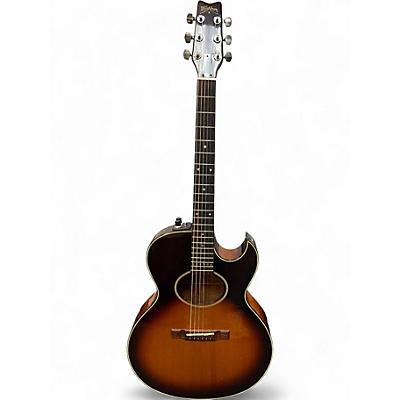 Used Washburn Woodstock Studio Sunburst Acoustic Electric Guitar