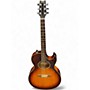 Used Washburn Woodstock Sunburst Acoustic Electric Guitar Sunburst