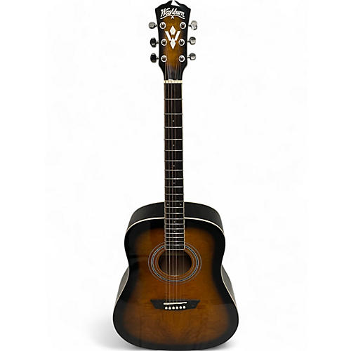 Washburn Used Washburn Wshagpakqttb Sunburst Acoustic Guitar Sunburst