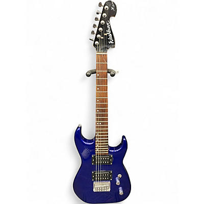 Used Washburn X SERIES BLURPLE Solid Body Electric Guitar