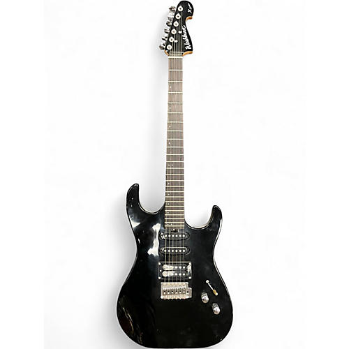 Used Washburn X Series HSS Black Solid Body Electric Guitar Black