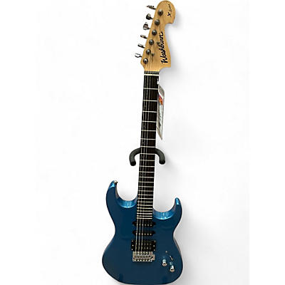 Used Washburn X-Series HSS Blue Solid Body Electric Guitar