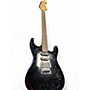 Used Washburn X series stratocaster Black Solid Body Electric Guitar Black
