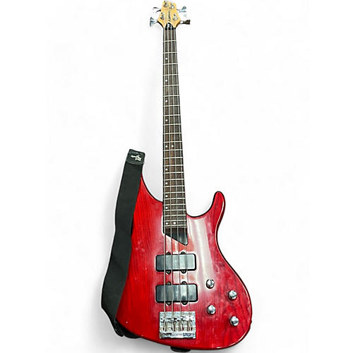 Washburn Used Washburn XB-400 Red Electric Bass Guitar Red