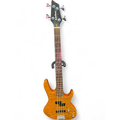 Used Washburn XB102 Amber Electric Bass Guitar
