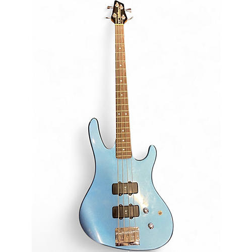 Used Washburn XB120 Blue Electric Bass Guitar Blue