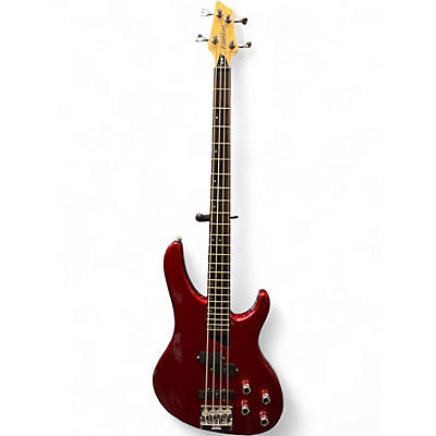 Used Washburn XB200-MR BANTAM BASS Metallic Red Electric Bass Guitar